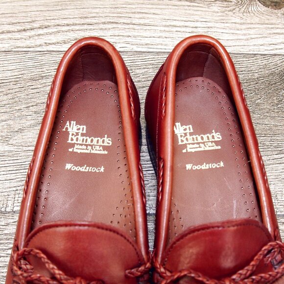 * NIB * $295 Allen Edmonds WOODSTOCK Loafer 7 D Chili * add $15 new Cedar Trees main image 7